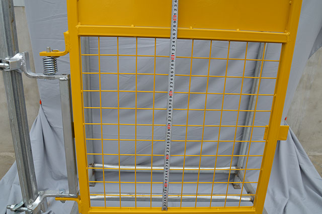 Spring Scaffolding Safety Gate Feder Gerüst Sicherheitsgate
