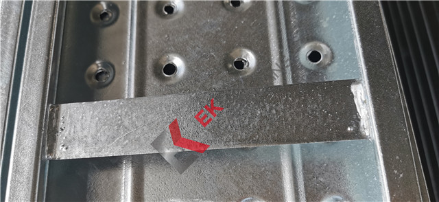 Ger&uuml;st Stahlplanke