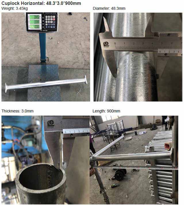 Lackiertes Cuplock -Ger&uuml;stschallbuch
