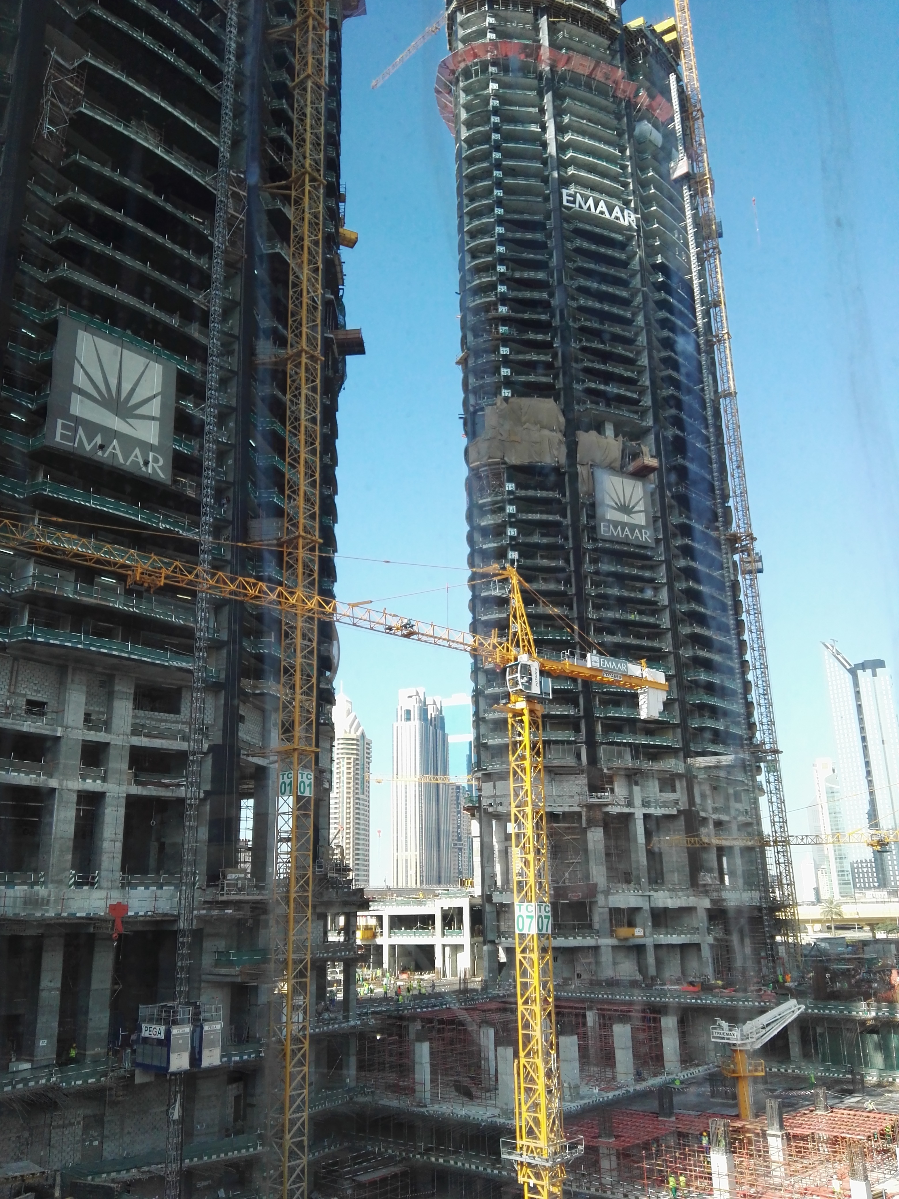 Baugerüst für Dubai