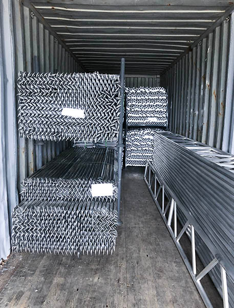 Punch -Loch -Gerüst -Leitplanke