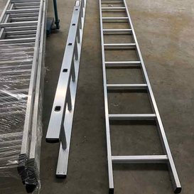 BS Standard -Gerüst Aluminium gerade Leiter