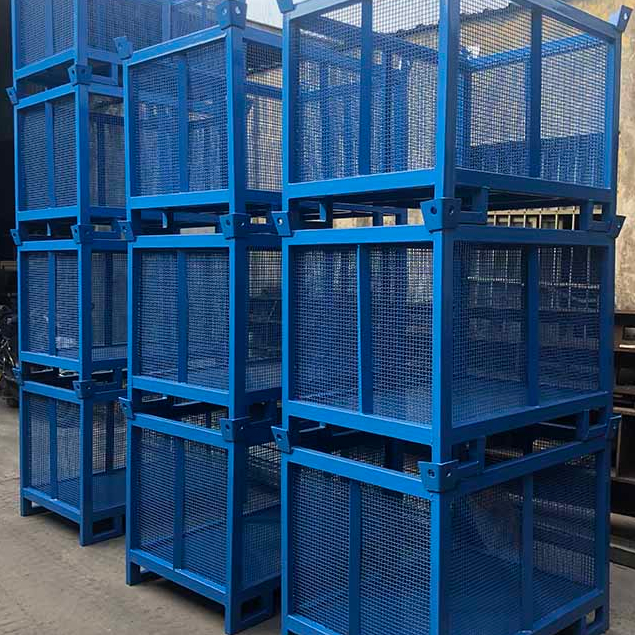 Gerüstzubehör Lagerung bemalte Stahlpalette