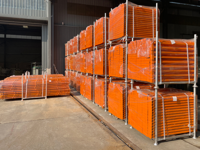 Lackierter Cuplock -Ger&uuml;st