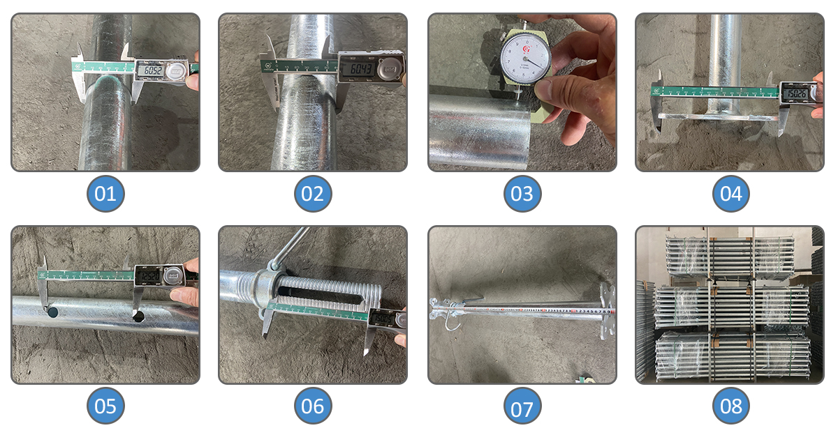 Inspektionsprozess von Stahlpropie