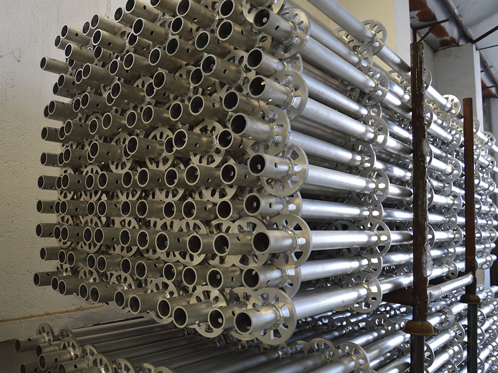 Aluminium -Ringlock -Ger&uuml;st vertikal