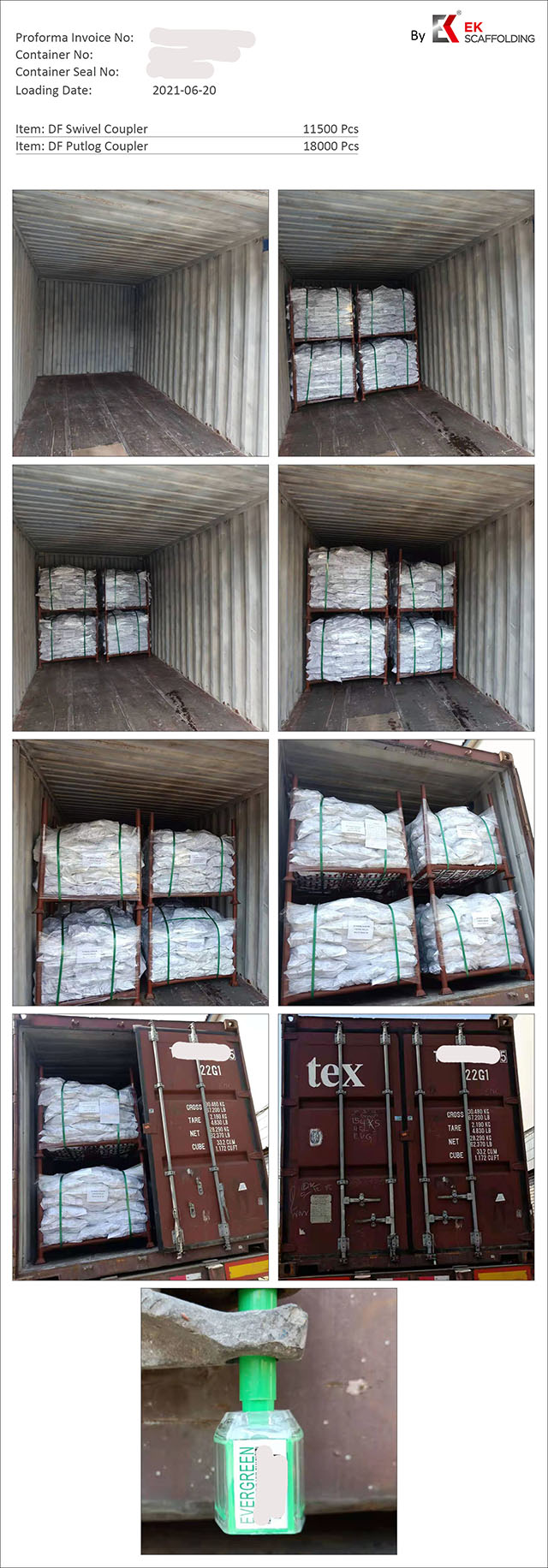 Ger&uuml;stkupplerbelastung