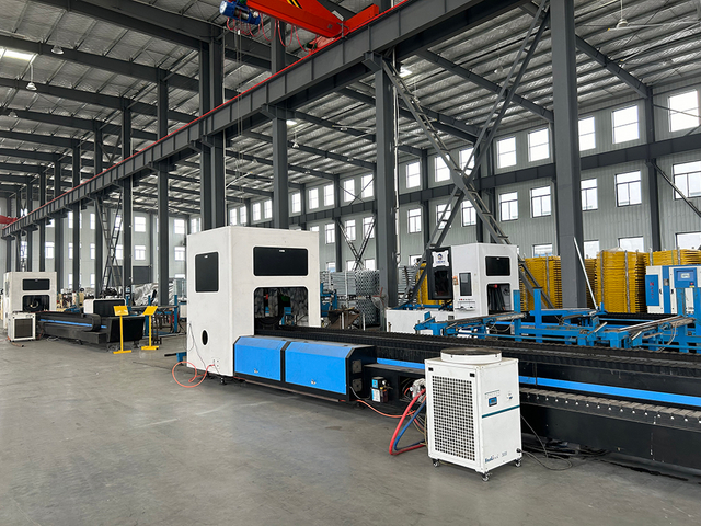 Stahlpropie -Laserrohrschneidung