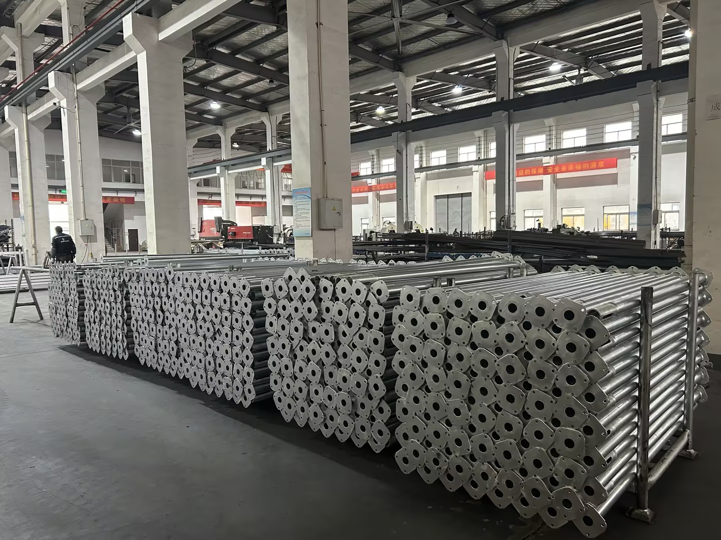 Acrow -Prop -Produktionsprozess