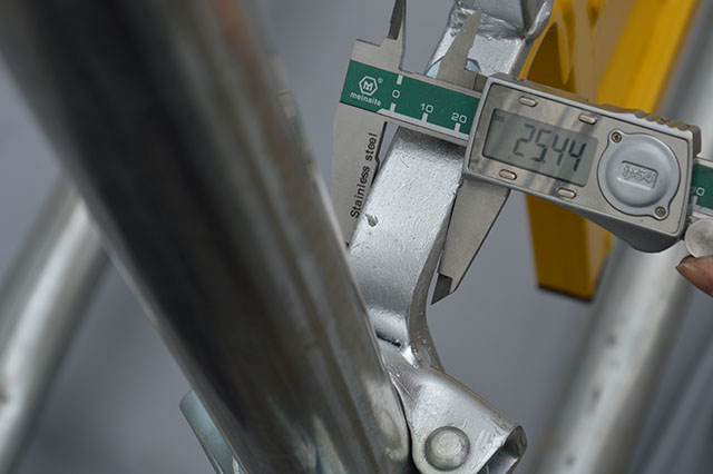 Zugang betriebenes Ger&uuml;st -Sicherheitsgate