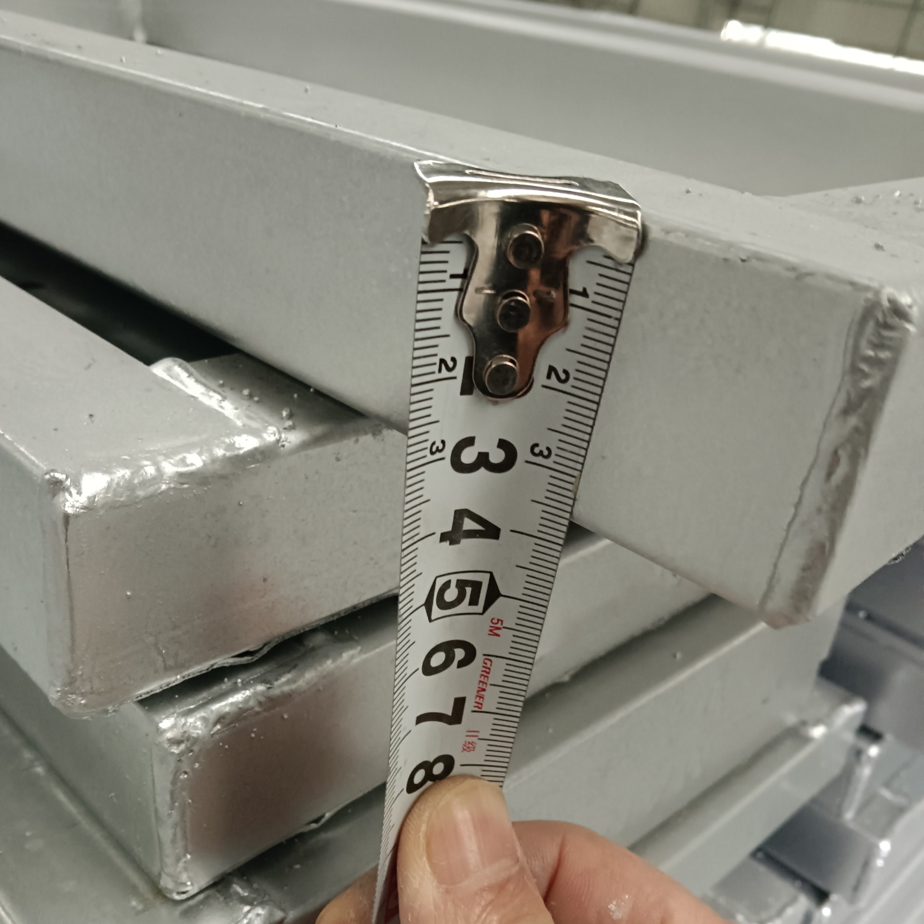 3000 mm geschlossener Stahlplanke