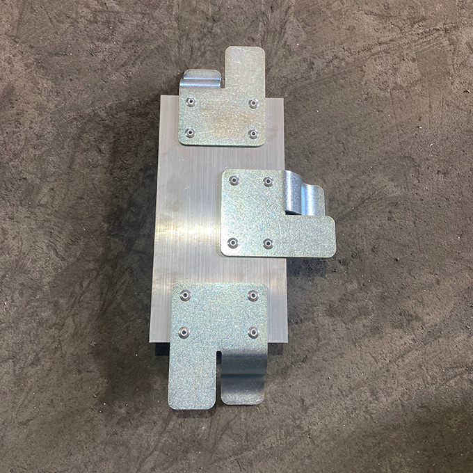 Aluminium -Ringlock -Gerüstsystem Zehenplatine 0,5 m