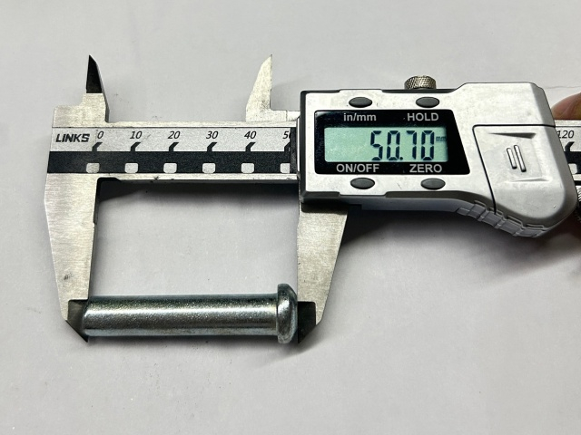 Amerikanische Ger&uuml;stkupplungsnietgr&ouml;&szlig;e