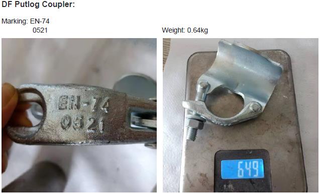 Ger&uuml;stabfall geschmiedet Putlog Coppler 01