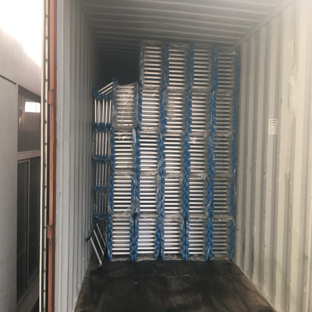 Aluminium -Gerüst gerade Leiter Baumaterial
