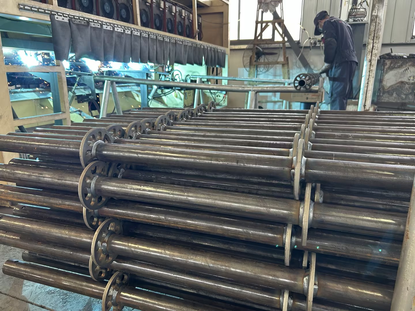 Ringlock -Ger&uuml;stschwei&szlig;en