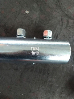 EN74 gepresstes Gerüsthülsenkuppler Zinkplattierte weiße externe Stecker