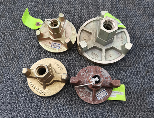 Schalungsstange Stange, Flügelmutter und Wasserstopper