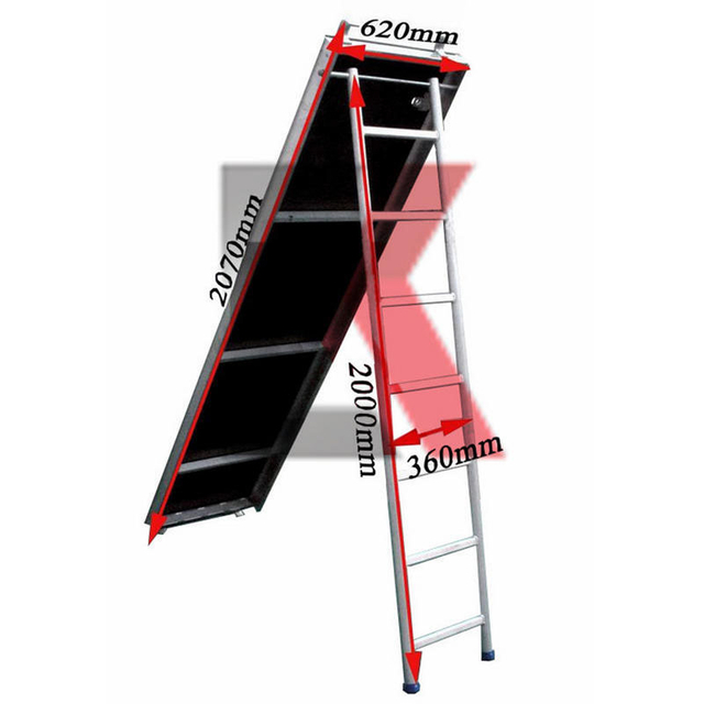 Aluminiumlegierungs -Gerüstplatte für den Bau