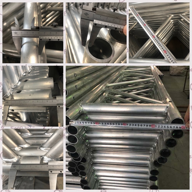 Aluminium gerade Leiterstrahl