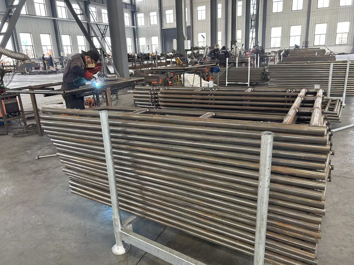 Gehen Sie durch das Ger&uuml;st. 