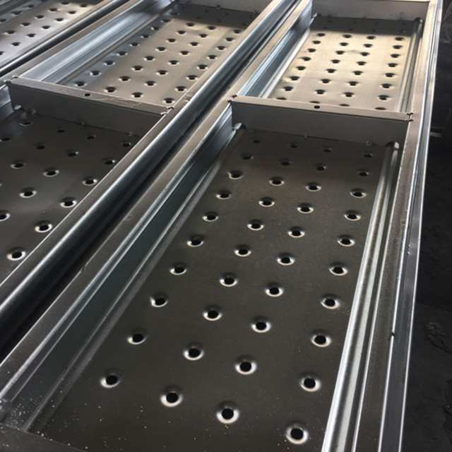 Stahlgerüstplankenplatte, die im Stahlgerüst für den Bau verwendet werden