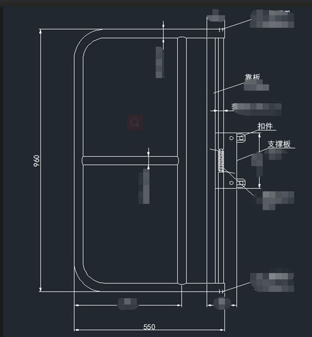 Leiter Zugangsgitter 