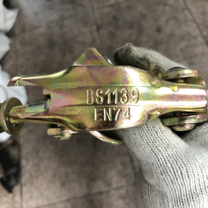 Gepresstes BS1139 EN74 -Gerüst goldener verzinkter Schwenkkoppler