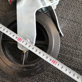 Versorgen Sie Gummi -Gerüstzubehör Caster Wheel