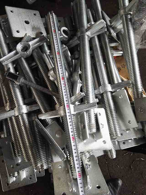 Verzinkter Gerüstschraube drehbarer Basisbuch