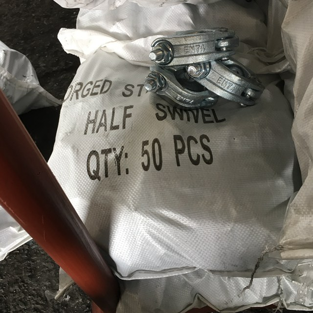 Tropfen geschmiedete Gerüstbeschichtung halb Schwenkkoppler