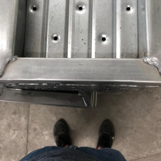 BS1139 geschlossene, verzinkte Gerüstespaziergänge