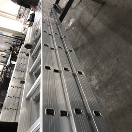 4m Aluminiumbaubaugebäude Gerüst gerade Leiter