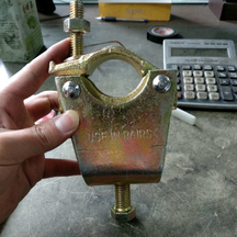 EN74 -Gerüst gepresstes Armaturen Farbe Zinkplattierträgerstrahlkoppler