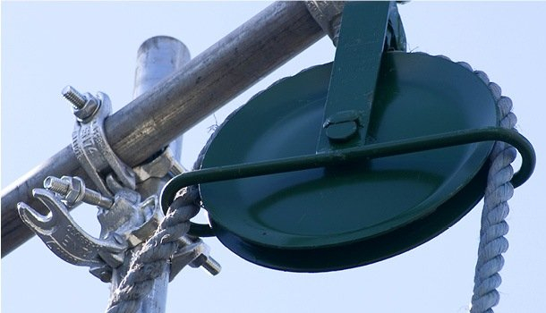 Versorgung pulverbeschichteter Gerüstzubehör Gin Wheel