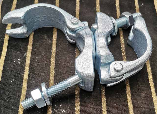 Tropfen geschmiedetes Gerüst Elektro galvanisierte Drehkoppler