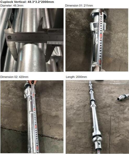 Cuplock -Ger&uuml;stsystem Vertikal