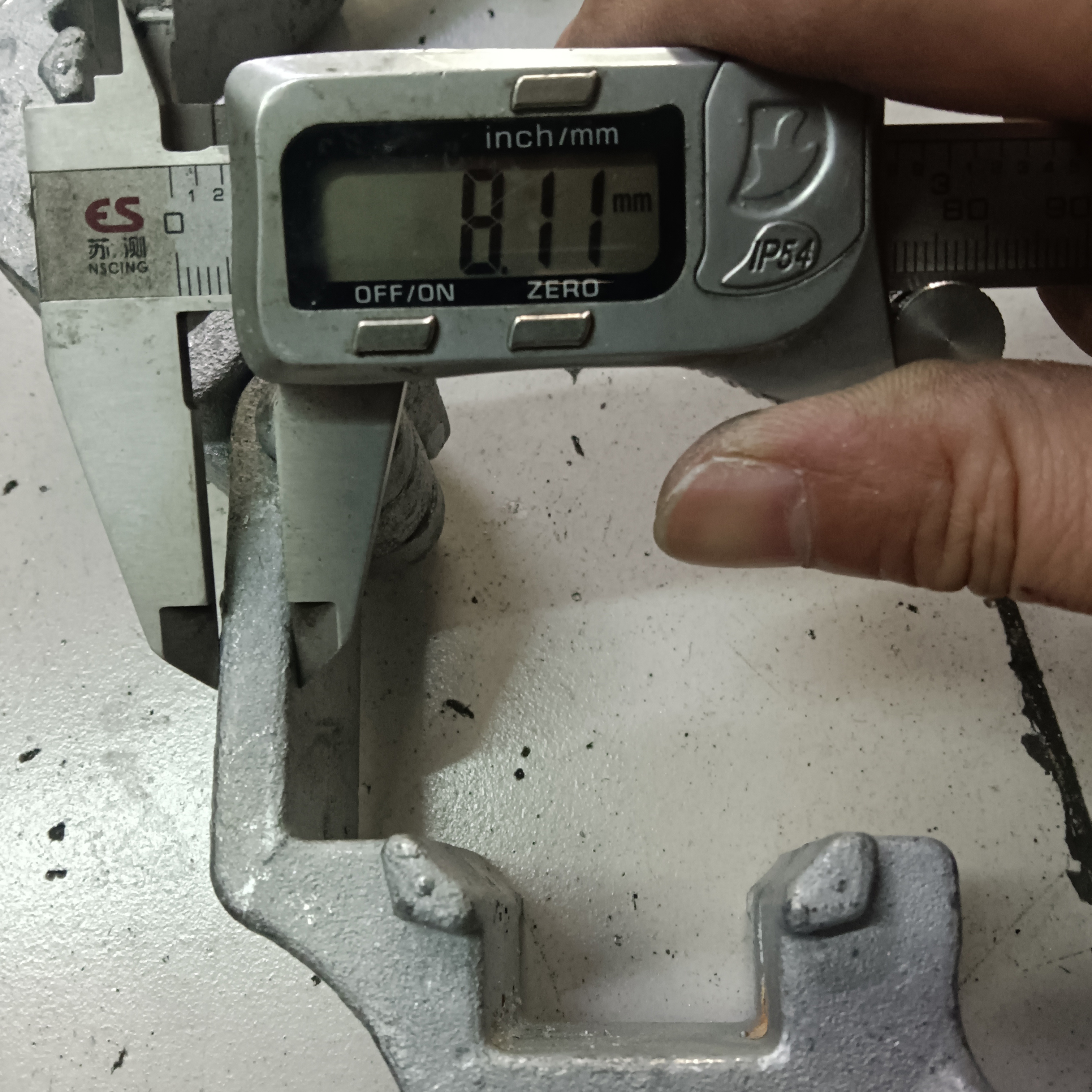 speziell geformte Ger&uuml;stklemmringkupplung, 