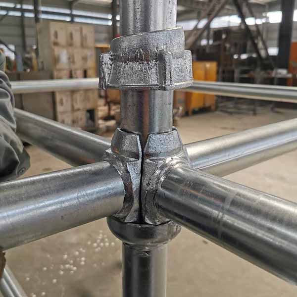 Cuplock -Gerüstinstallationsschritte