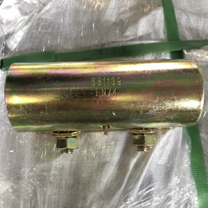 BS1139 EN74 Pressed -Gerüsthülsenkuppler Zinkplatt Goldene externe Stecker