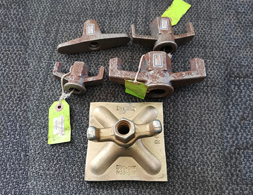 Schalungsstange Stange, Flügelmutter und Wasserstopper