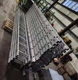 China W390 Aluminium -Gerüst 4m vertikaler Leiter