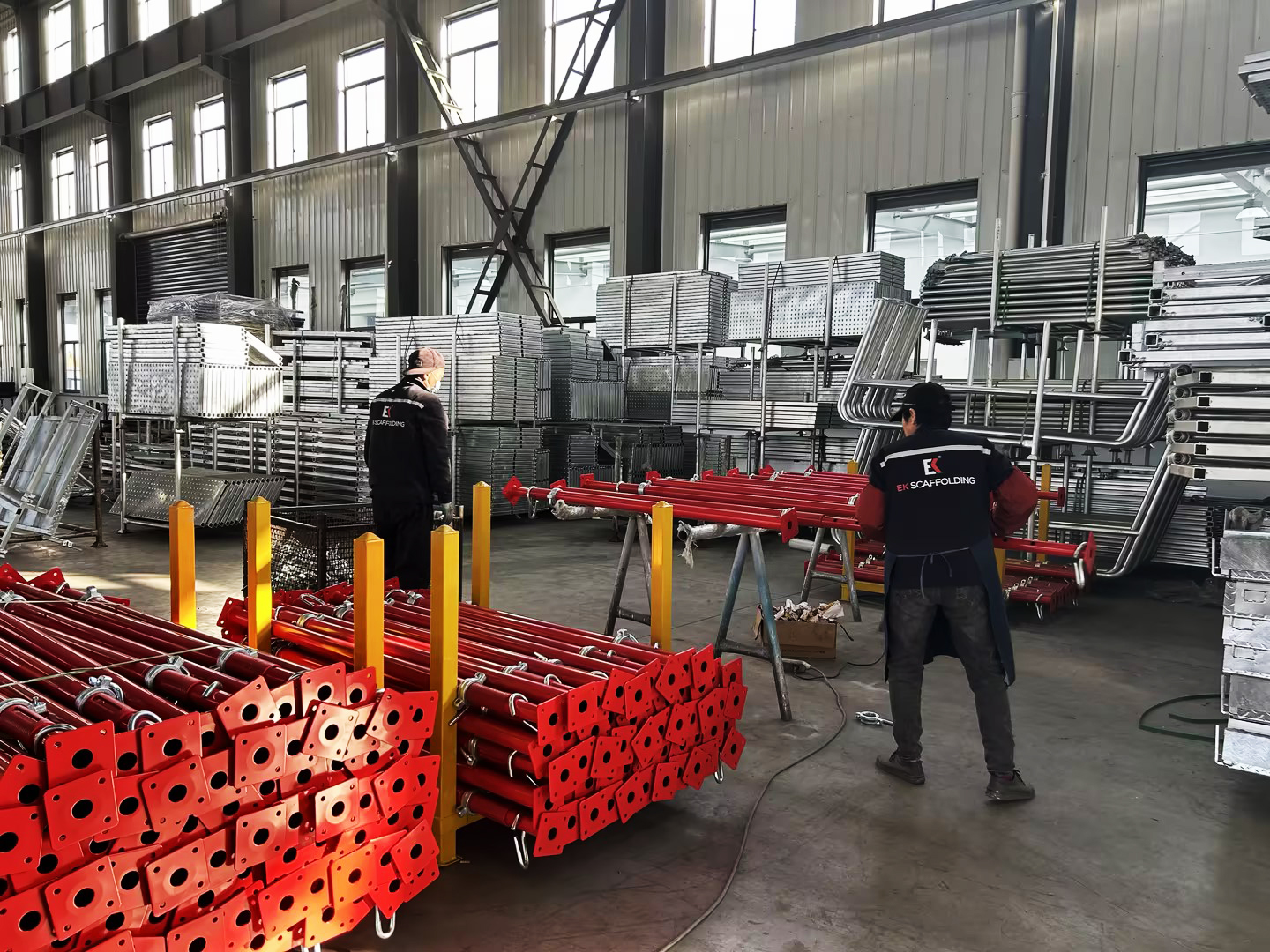 Acrow -Prop -Produktionsprozess